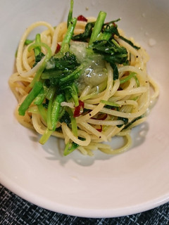 三つ葉クレソンペペロン〜柚子風味-レシピのメイン写真