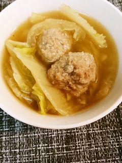ジューC焼売タネと白菜のスープ-レシピのメイン写真