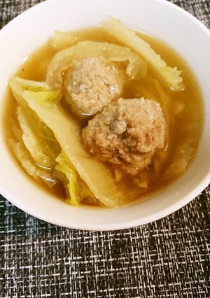 ジューC焼売タネと白菜のスープ-レシピのメイン写真