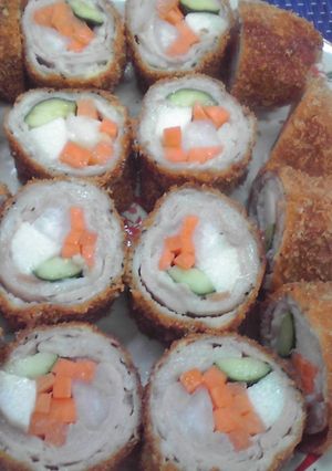 生野菜の豚肉巻フライ-レシピのメイン写真