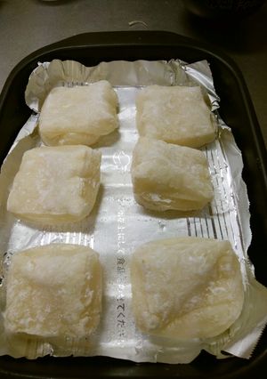 グリルパンにお任せ♫ふっくら焼き餅-レシピのメイン写真