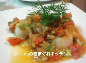おもてなし　ホタテのタプナードソース-レシピのメイン写真