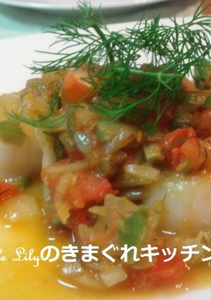 おもてなし　ホタテのタプナードソース-レシピのメイン写真