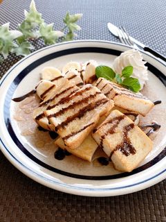 ホイップクリーム消費★簡単チョコトースト-レシピのメイン写真