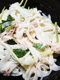三つ葉と大根のマヨネーズ和え-レシピのメイン写真