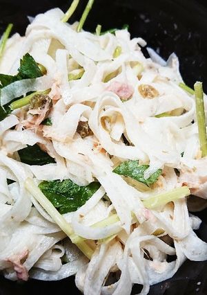 三つ葉と大根のマヨネーズ和え-レシピのメイン写真