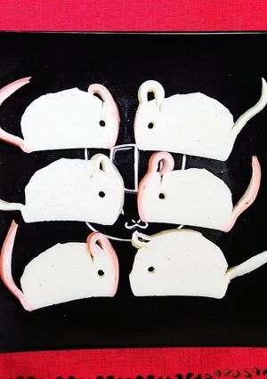 蒲鉾飾り切り 子年-レシピのメイン写真