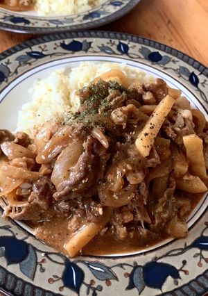 じゃがいも入りポークストロガノフ-レシピのメイン写真