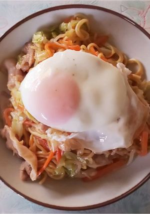 簡単焼きそば-レシピのメイン写真