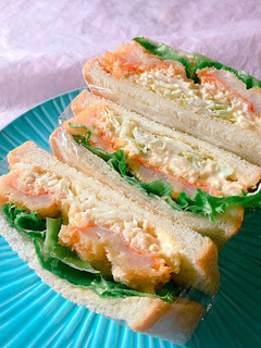 朝食に!海老フライタルタルサンドイッチ-レシピのメイン写真