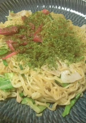袋麺で焼きそば風-レシピのメイン写真