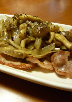 ☼豚ロース肉ソテー♪きのこバター炒め添え-レシピのメイン写真