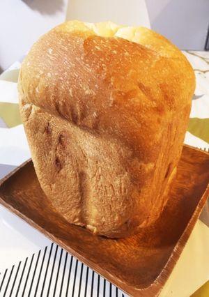 リッチなキャラメルふわふわ食パン-レシピのメイン写真