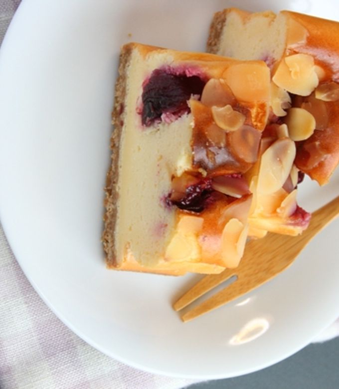 アメリカンチェリーチーズケーキ-レシピのメイン写真