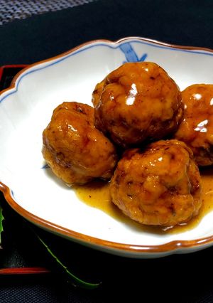 豆腐入り*鶏ひき肉団子の甘酢あん-レシピのメイン写真