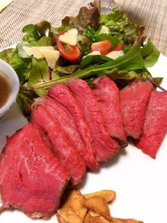 BONIQの低温調理でローストビーフ-レシピのメイン写真