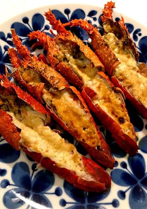 ☆伊勢海老のみそマヨ焼き☆-レシピのメイン写真