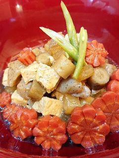 氷豆腐(高野豆腐)入りフライパンで筑前煮-レシピのメイン写真
