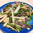 じゃがいもで青椒肉絲