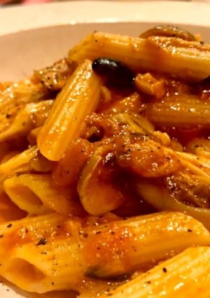鶏肉ときのこのトマトペンネ-レシピのメイン写真