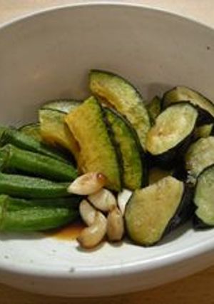 夏野菜の柚子こしょうドレッシングがけ-レシピのメイン写真