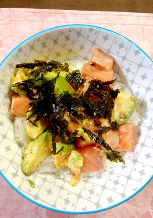 和えるだけのサーモンのポキ丼-レシピのメイン写真