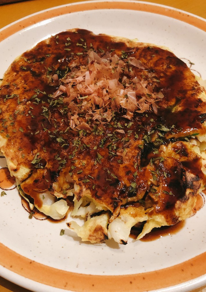 【ダイエット】シーフードお好み焼き風-レシピのメイン写真