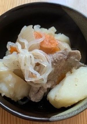 調味料１つホットクックで作る簡単肉じゃが-レシピのメイン写真