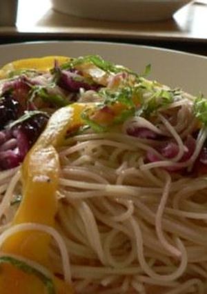 しば漬け＆大葉＆しらすのパスタ-レシピのメイン写真