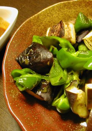 簡単！なすとピーマンのしぎ焼き-レシピのメイン写真