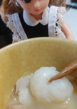 リカちゃん♡餅嫌いさんも一緒に雑煮(白)-レシピのメイン写真