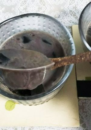 お節の黒豆プリン❤️バニラアイスで-レシピのメイン写真