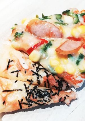 ☆簡単!大満足!のびーるお餅ピザ☆-レシピのメイン写真