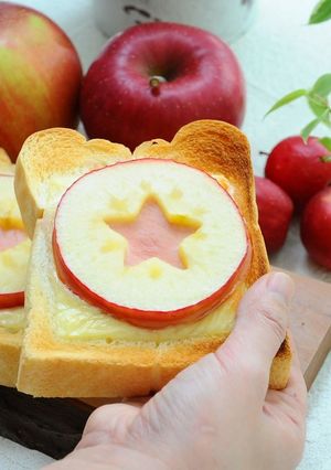 アップルハムチーズトースト-レシピのメイン写真