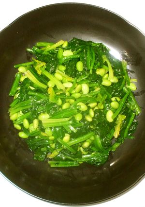 枝豆とほうれんそうのおひたし♪簡単-レシピのメイン写真