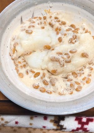 冷凍餅でも！3分納豆餅-レシピのメイン写真