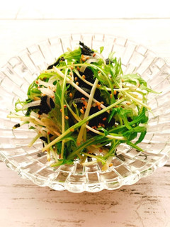 水菜と大根のやみつきサラダ-レシピのメイン写真
