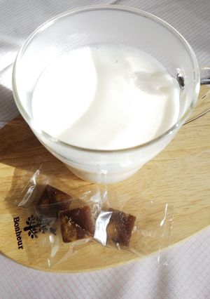 冬にあったか黒糖ミルク♪-レシピのメイン写真