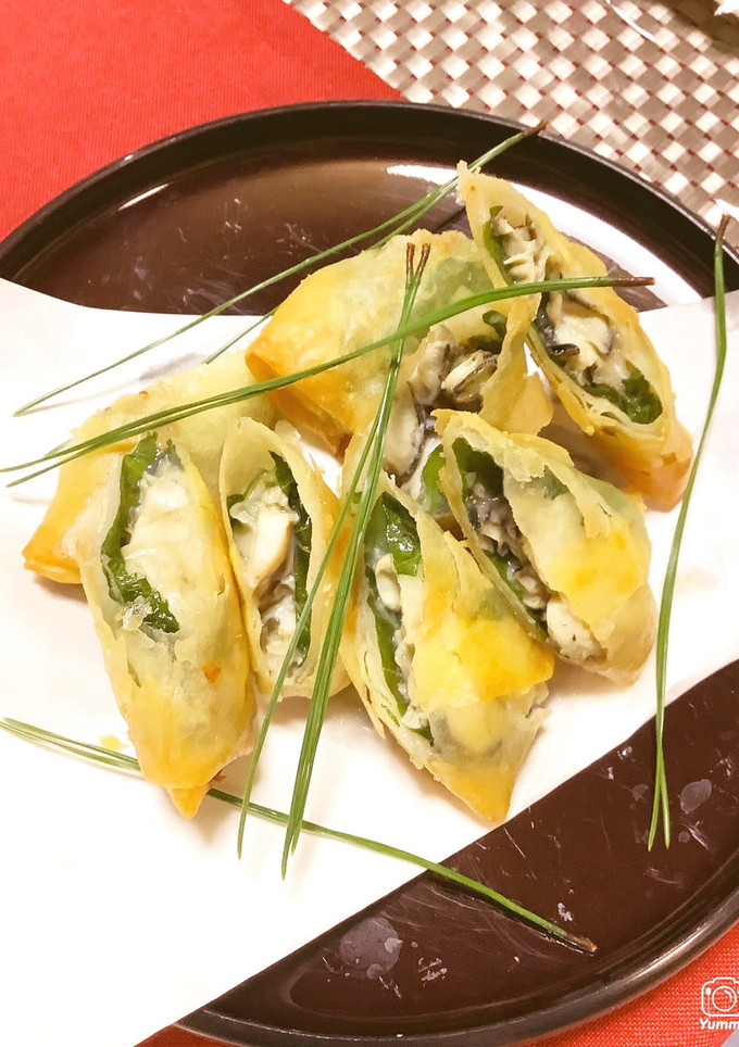 生牡蠣の春巻き-レシピのメイン写真