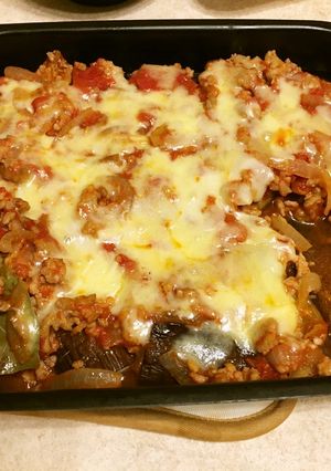 グリルパンでナスのミートソース焼き-レシピのメイン写真