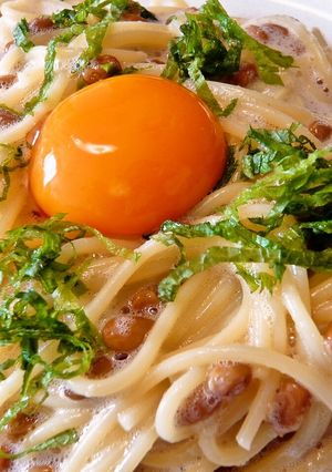 納豆パスタ☆これは一味違う☆-レシピのメイン写真