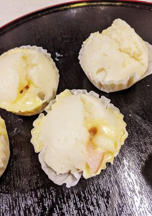 ハムとチーズの蒸しパン-レシピのメイン写真