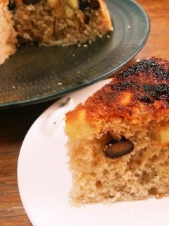炊飯器で楽々●HMで黒豆と薩摩芋のケーキ-レシピのメイン写真