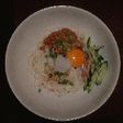かけ汁の納豆冷やしうどん