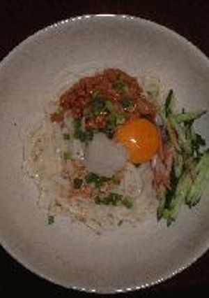 かけ汁の納豆冷やしうどん-レシピのメイン写真