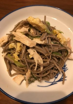 お蕎麦の和風サラダ-レシピのメイン写真