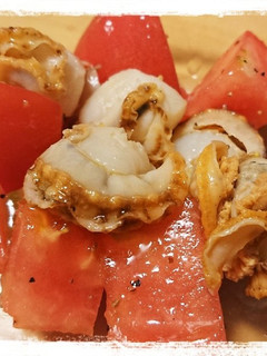 トマトとベビーホタテのサラダ-レシピのメイン写真