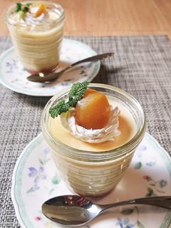 栗きんとん de プリン-レシピのメイン写真