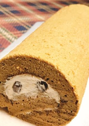 香り高い珈琲とキャラメルのロールケーキ-レシピのメイン写真