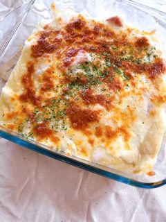 お正月余ったおもちで☆和風グラタン-レシピのメイン写真